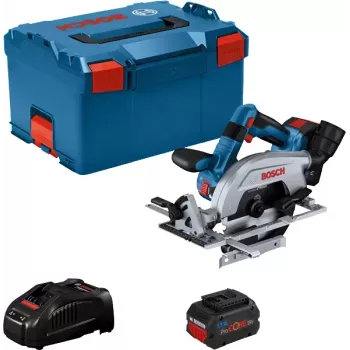 Bosch GKS 18V-57-2 L PROFESSIONAL 16,5 cm nero, blu, argento 5000 giri/min