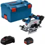 Bosch GKS 18V-57-2 L PROFESSIONAL 16,5 cm nero, blu, argento 5000 giri/min