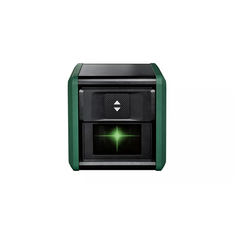 Livella laser Bosch Quigo Green con treppiede 1,1 m — set laser a croce compatto