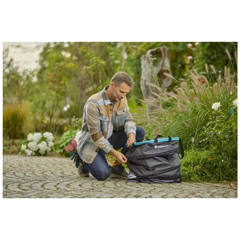 Borsa da giardino GARDENA 11716-20 220 L nero verde leggera resistente