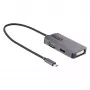 Adattatore video USB-C StarTech.com, adattatore USB-C a HDMI DVI VGA, fino a 4K 60Hz, alluminio, adattatore video multiporta, compatibile Thunderbolt 3/4, adattatore da viaggio USB Type-C