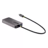 Adattatore video USB-C StarTech.com, adattatore USB-C a HDMI DVI VGA, fino a 4K 60Hz, alluminio, adattatore video multiporta, compatibile Thunderbolt 3/4, adattatore da viaggio USB Type-C