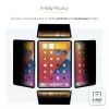 StarTech.com pellicola protezione privacy a 4 vie per iPad Pro 11 pollici, per orientamento verticale/orizzontale, touch, angolo di visuale +/- 30°, blocca fino al 51% della luce blu, antiriflesso