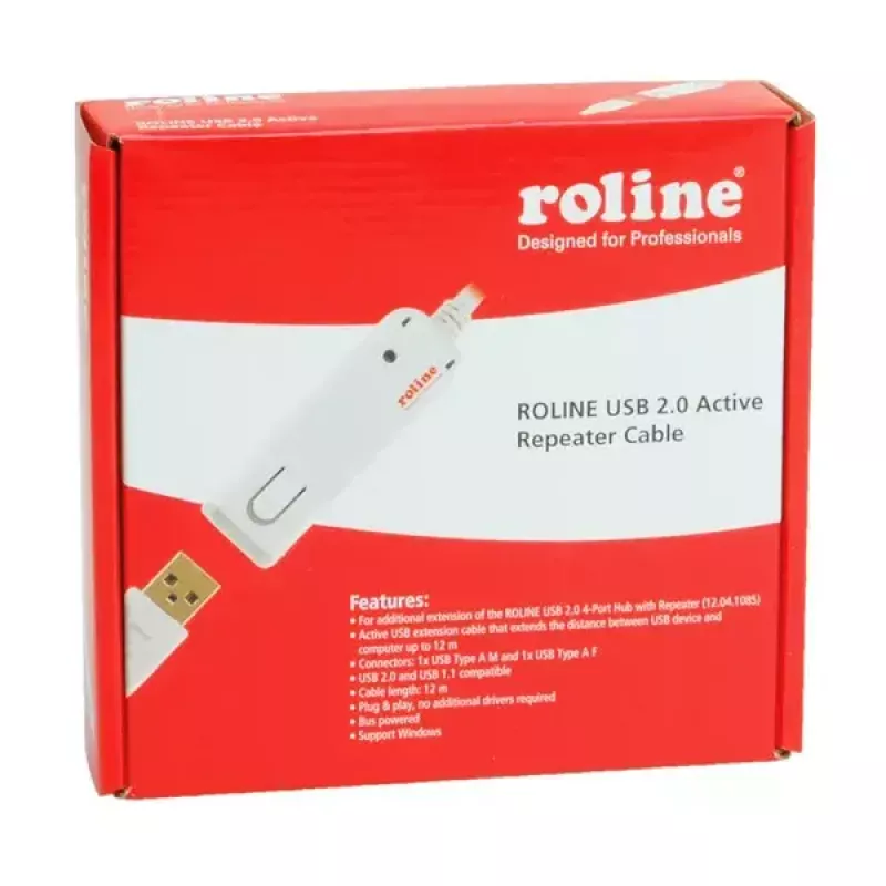 Cavo ripetitore attivo USB 2.0 ROLINE 12.04.1085 12 m