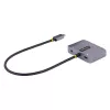 Adattatore video USB-C StarTech.com, adattatore multiporta USB-C a HDMI VGA, audio 3,5 mm, 4K 60Hz HDR, 100W PD pass-through, compatibile Thunderbolt 3/4 – adattatore display USB-C da viaggio