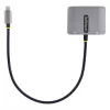 Adattatore video USB-C StarTech.com, adattatore multiporta USB-C a HDMI VGA, audio 3,5 mm, 4K 60Hz HDR, 100W PD pass-through, compatibile Thunderbolt 3/4 – adattatore display USB-C da viaggio