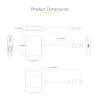 Adattatore video USB-C StarTech.com, adattatore multiporta USB-C a HDMI VGA, audio 3,5 mm, 4K 60Hz HDR, 100W PD pass-through, compatibile Thunderbolt 3/4 – adattatore display USB-C da viaggio