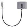 Adattatore video USB-C StarTech.com, adattatore multiporta USB-C a HDMI VGA, audio 3,5 mm, 4K 60Hz HDR, 100W PD pass-through, compatibile Thunderbolt 3/4 – adattatore display USB-C da viaggio