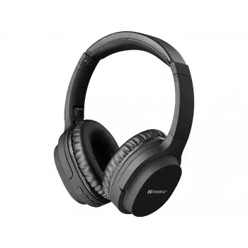 Sandberg Play'n Go headset wireless, con filo e wireless, chiamate/musica, 20 - 20000 Hz, 174 g, headset, nero