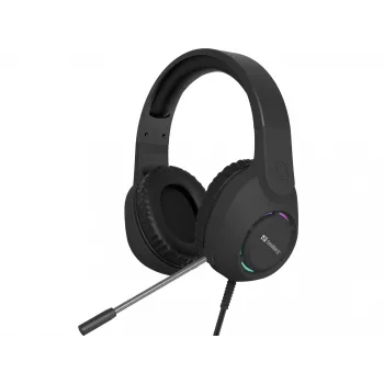 Headset SANDBERG BossBlaster USB — headset gaming con filo, 20–20000 Hz, cavo 2 m, 240 g, nero