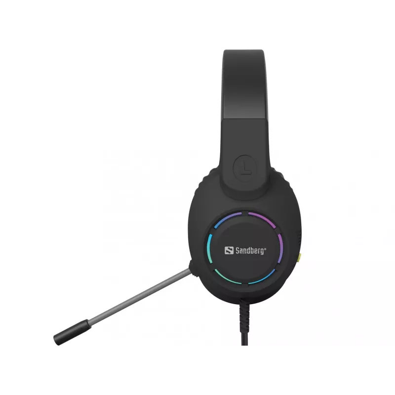 Headset SANDBERG BossBlaster USB — headset gaming con filo, 20–20000 Hz, cavo 2 m, 240 g, nero