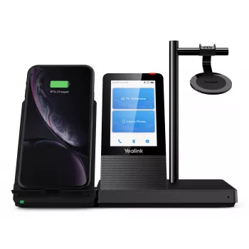 Yealink WH66 Mono UC-DECT cuffia wireless, senza fili, ufficio/call center, 20 - 20000 Hz, 80 g, cuffia, nero