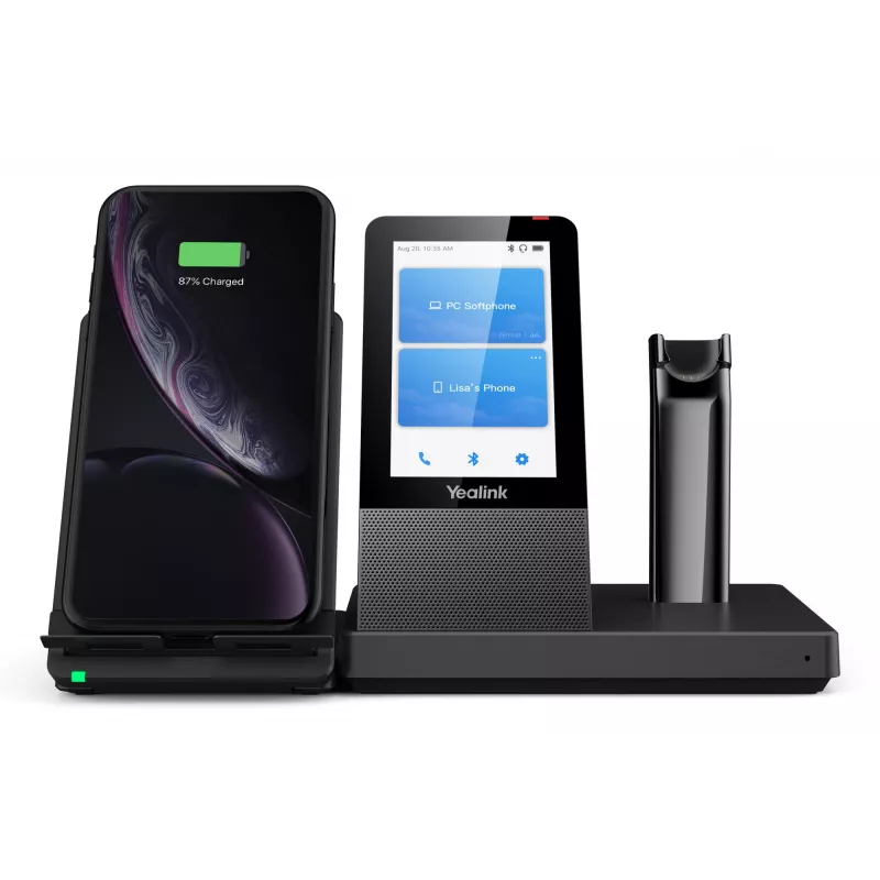 Yealink WH67 UC cuffia, wireless, ufficio/call center, 20 - 14000 Hz, 19 g, cuffia, nero