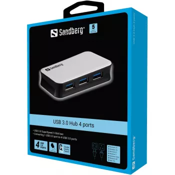 Hub USB 3.0 Sandberg 4 porte