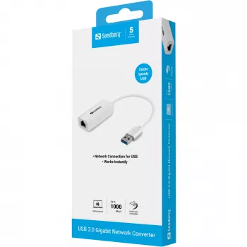 Adattatore di rete USB Sandberg USB3.0 Gigabit
