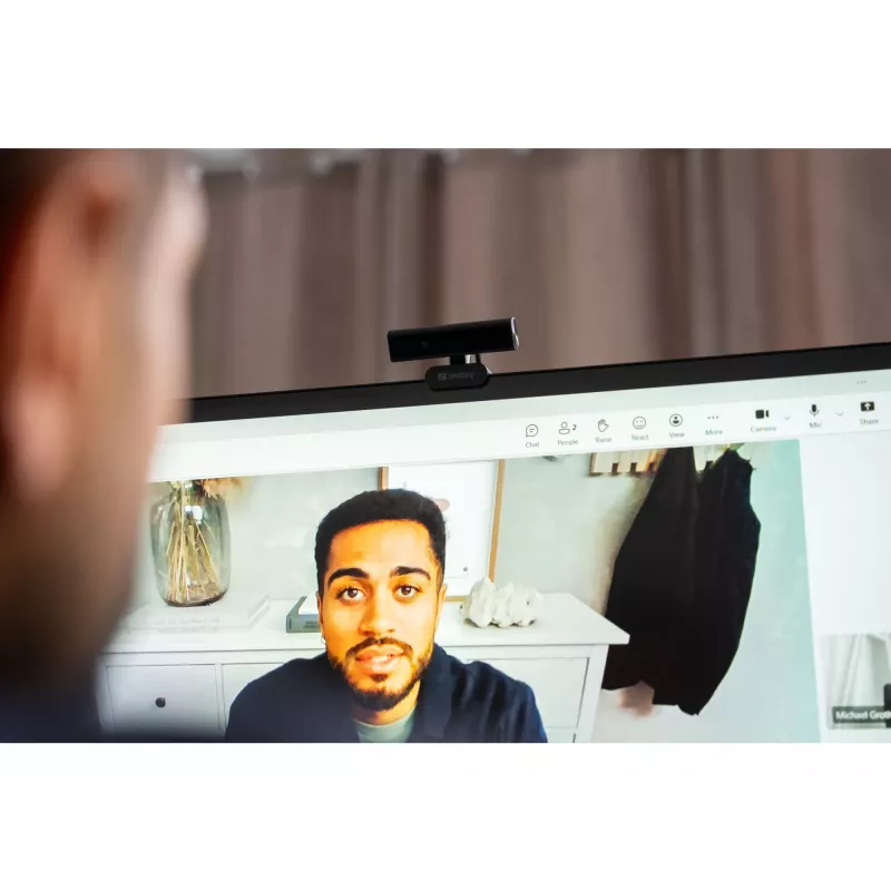 Webcam Sandberg Face-ID Webcam Mini 2 MP Full HD USB-C nero