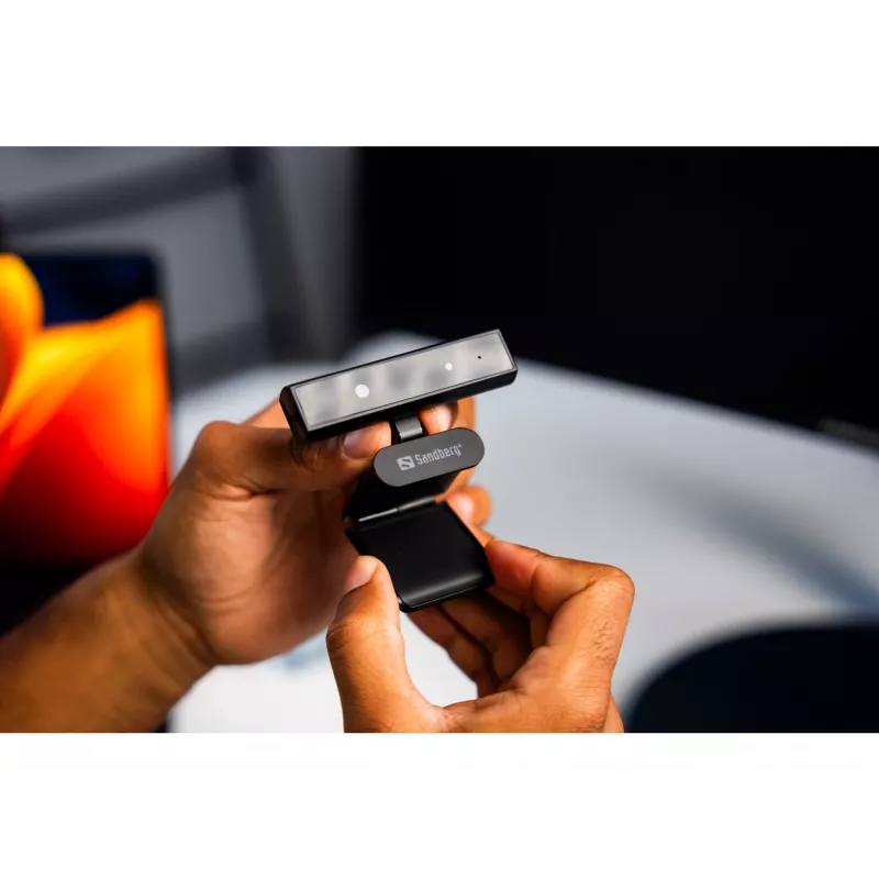 Webcam Sandberg Face-ID Webcam Mini 2 MP Full HD USB-C nero