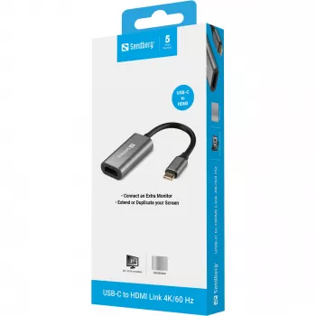 Adattatore USB-C-HDMI Link 4K/60 Hz Sandberg 136-12