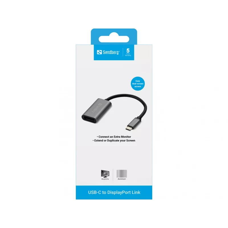 Adattatore USB-C-DisplayPort Sandberg 136-19