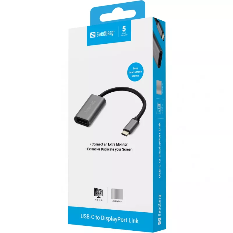 Adattatore USB-C-DisplayPort Sandberg 136-19