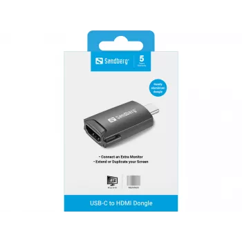 Dongle USB-C-HDMI Sandberg 136-34