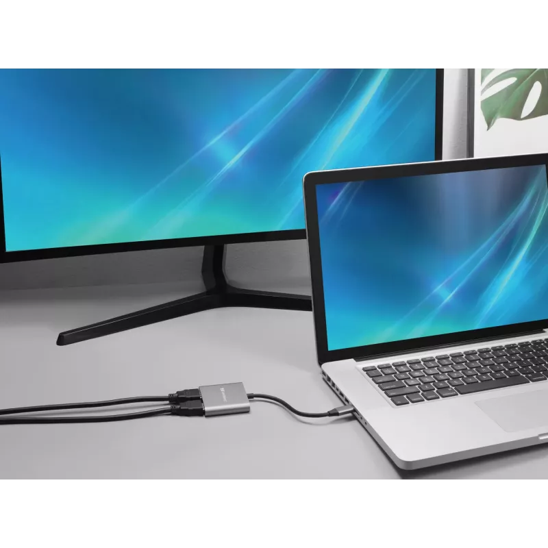 Dock USB-C Sandberg 2xHDMI+USB+PD risoluzione massima 3840x2160