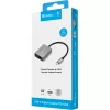 Adattatore Gigabit Sandberg USB-C PD100W USB Type-C RJ-45 1 Gbit/s grigio