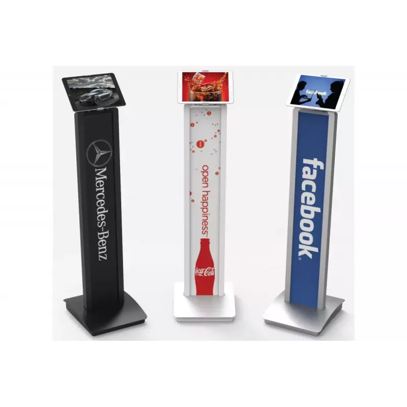 Supporto passivo Compulocks VESA Brandable a pavimento nero