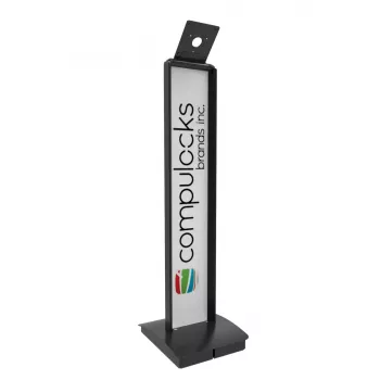 Supporto passivo Compulocks VESA Brandable a pavimento nero