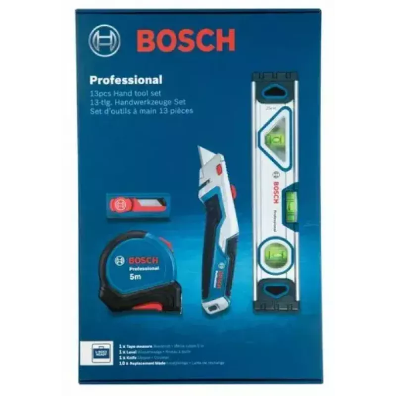 Bosch 1 600 A02 7M3 set di utensili da meccanico, 13 utensili