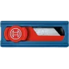 Bosch Professional 1600A027M5 set coltello universale e lame, 63 x 19 mm, 13 lame incluse, blu/grigio