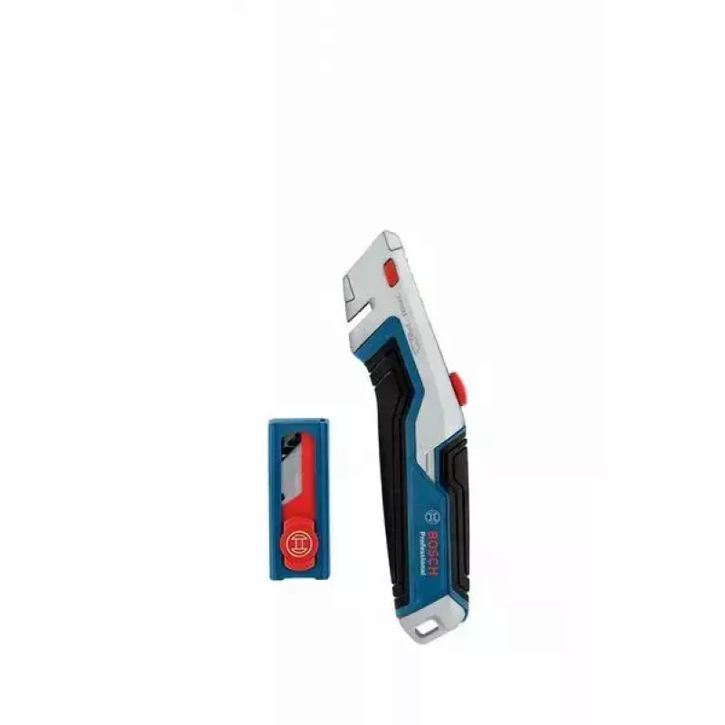 Bosch Professional 1600A027M5 set coltello universale e lame, 63 x 19 mm, 13 lame incluse, blu/grigio