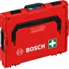 Kit di pronto soccorso Bosch 1600A02X2R — set conforme DIN in L-BOXX 102, rosso