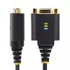 StarTech.com cavo adattatore USB a seriale null modem da 30cm, COM retention, FTDI, USB-A a DB9 RS232, dadi/viti DB9 sostituibili, Windows/macOS/Linux