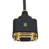 StarTech.com cavo adattatore USB a seriale null modem da 30cm, COM retention, FTDI, USB-A a DB9 RS232, dadi/viti DB9 sostituibili, Windows/macOS/Linux