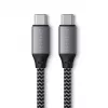 Cavo USB-C a USB-C Satechi ST-TCC2MM — 2 m, nero/grigio, 0,48 Gbit/s