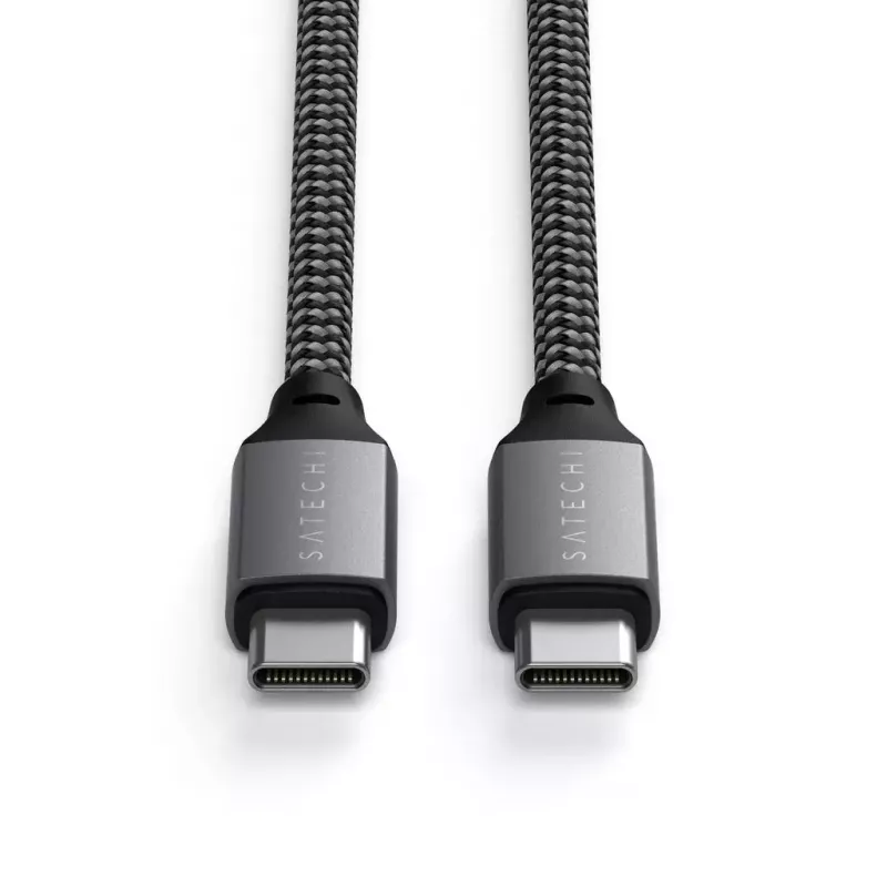 Cavo USB-C a USB-C Satechi ST-TCC2MM — 2 m, nero/grigio, 0,48 Gbit/s