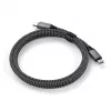 Cavo USB-C a USB-C Satechi ST-TCC2MM — 2 m, nero/grigio, 0,48 Gbit/s