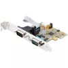 StarTech.com scheda seriale PCI Express a 2 porte, scheda seriale PCIe dual port su RS232 (DB9), UART 16C1050, staffe standard o low-profile, conservazione COM, per Windows e Linux