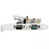 StarTech.com scheda seriale PCI Express a 2 porte, scheda seriale PCIe dual port su RS232 (DB9), UART 16C1050, staffe standard o low-profile, conservazione COM, per Windows e Linux