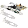 StarTech.com scheda seriale PCI Express a 2 porte, scheda seriale PCIe dual port su RS232 (DB9), UART 16C1050, staffe standard o low-profile, conservazione COM, per Windows e Linux