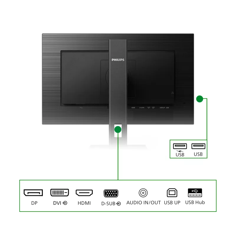 Monitor per computer Philips 242B1G/00 60,5 cm (23,8