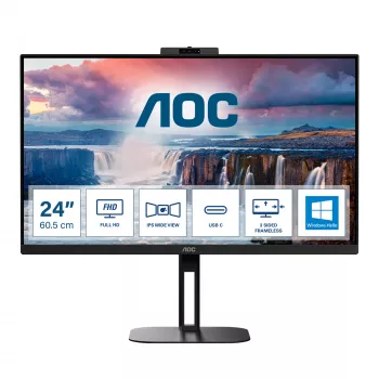 Monitor per computer AOC V5 24V5CW/BK 60,5 cm (23,8