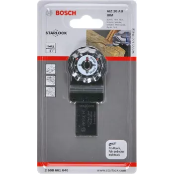 Bosch Starlock AIZ 20 AB Metal BIM lama a tuffo, 20 mm