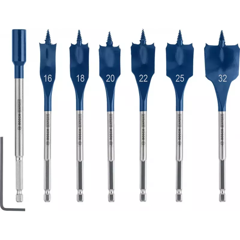 Bosch 2 608 900 334 punte per foratura piatta 7 pz.