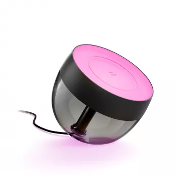 Philips Hue White and Colour Ambience Iris lampada da tavolo, lampada da tavolo smart, Bluetooth/Zigbee, nero, LED, metallo, sintetico, lampadine non sostituibili