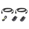 ATEN KVM sicuro USB DisplayPort Dual Display; 1,8M USB DisplayPort Dual Display