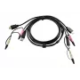 ATEN cavo KVM HDMI 1,8m, 1.8 m, HDMI, nero, HDMI, USB A, 2 x 3,5mm, HDMI, USB B, 2 x 3,5mm, connettore maschio