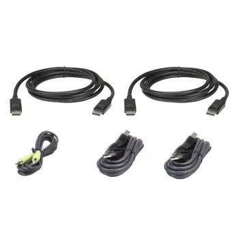 ATEN KVM sicuro USB DisplayPort Dual Display; 3M USB DisplayPort Dual Display