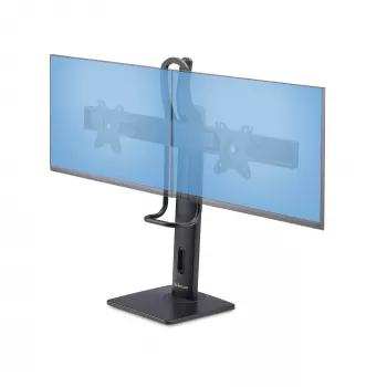 StarTech.com supporto da tavolo a barra trasversale per doppio monitor per due schermi da 27